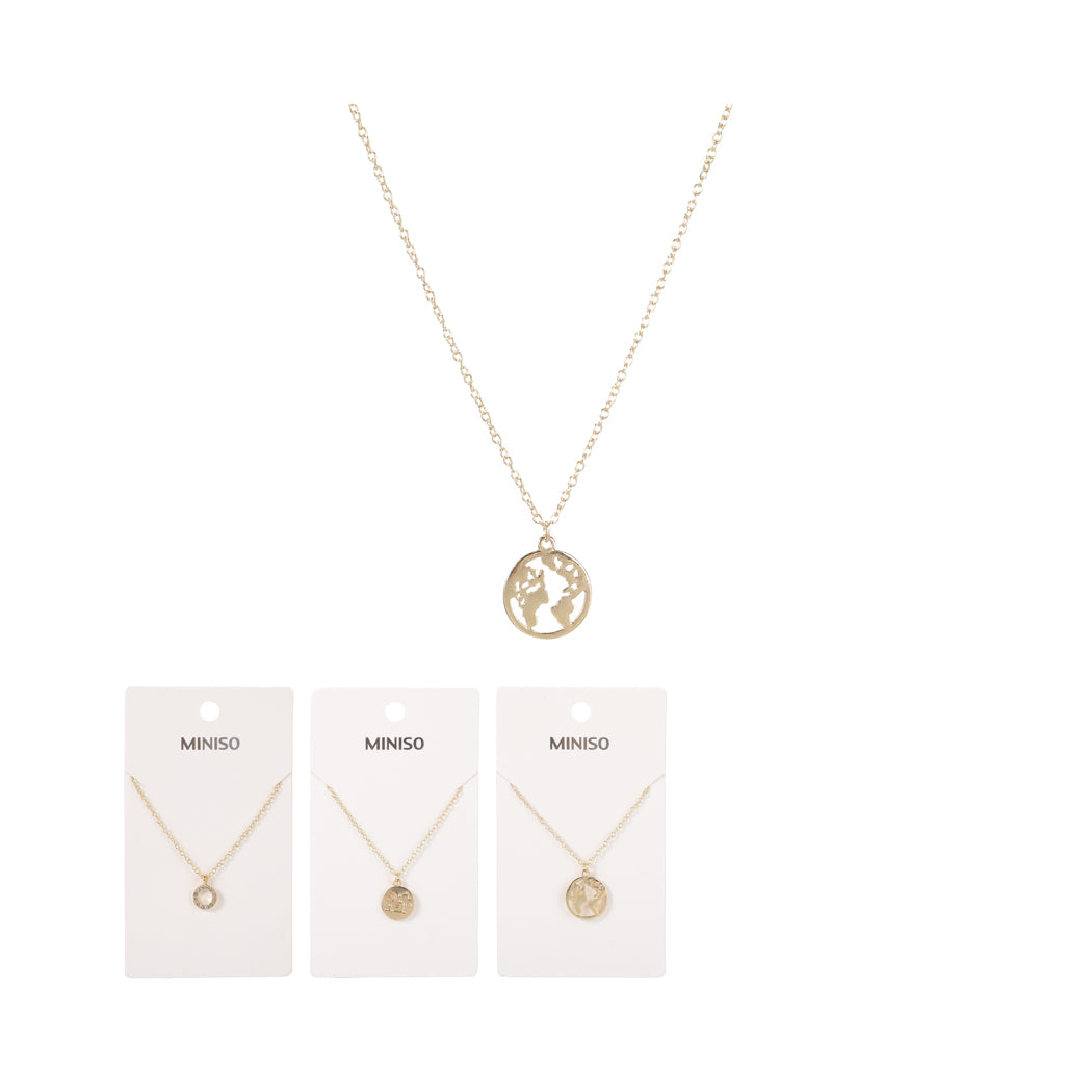 Fashion Series Geometry Map Necklace (1 pc)