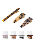 Cellulose Acetate Series Water Drop Shaped Hair Clip 3pcs