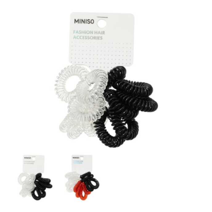 Minimalist Spiral Hair Ties (12 pcs)