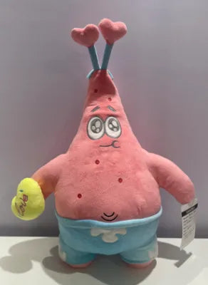 Miniso Patrick Star Pink Heart Plush Toy 45CM