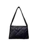 Quilted Shoulder Bag(Black)