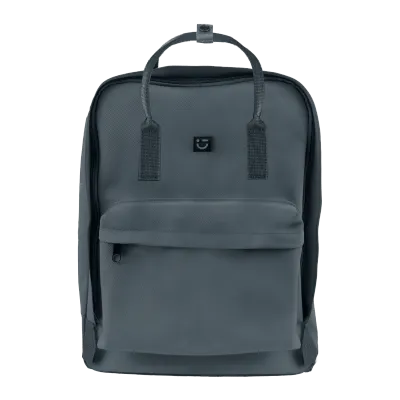 Solid Color Large Capacity Backpack(Blue Gray)